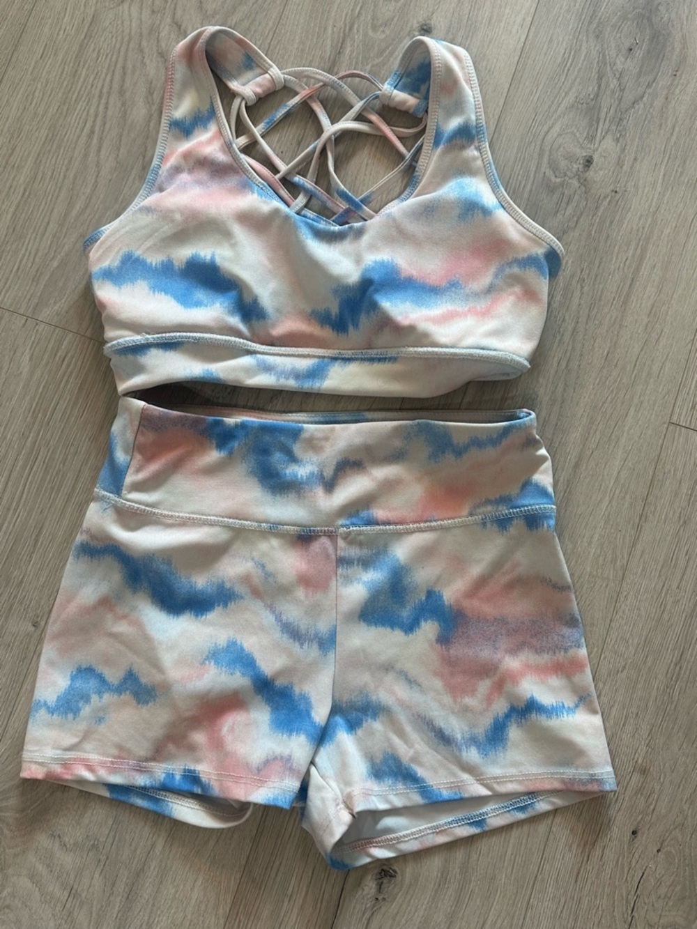 Shorts and Sports Bra Set